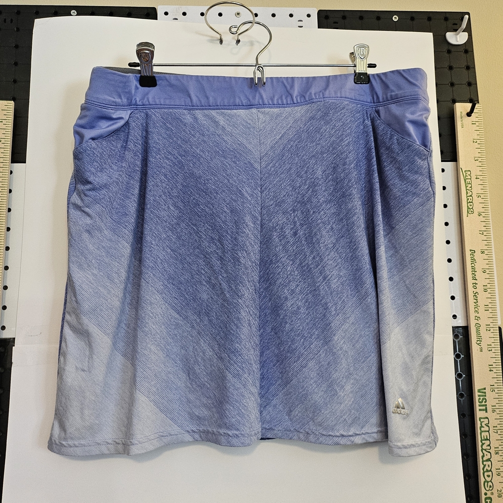 Adidas Women's Light Blue Mini Skirt
